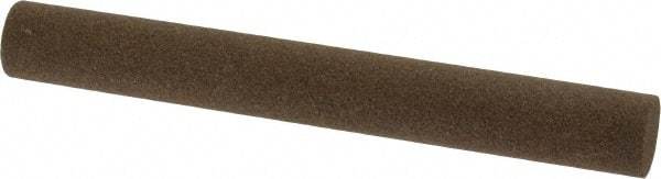 Norton - 4" Long x 1/2" Diam x 1/2" Thick, Aluminum Oxide Sharpening Stone - Round, Coarse Grade - Eagle Tool & Supply
