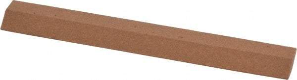 Norton - 4" Long x 9/16" Wide x 3/16" Thick, Aluminum Oxide Sharpening Stone - Diamond, Medium Grade - Eagle Tool & Supply