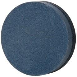 Norton - 4" Long x 1" Diam x 1" Thick, Silicon Carbide Sharpening Stone - Round, Coarse, Fine Grade - Eagle Tool & Supply