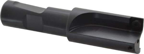 Kennametal - 1" Cut Diam, 8.64mm Max Depth of Cut, 3/4" Shank Diam, 4" OAL, Indexable Square Shoulder Centercutting End Mill - SPEB 322 Inserts, Weldon Shank, 0° Lead Angle, Through Coolant - Eagle Tool & Supply