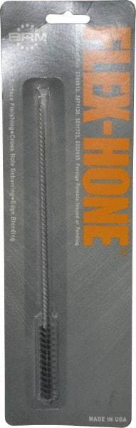 Brush Research Mfg. - 0.354" Bore Diam, 320 Grit, Silicon Carbide Flexible Hone - Extra Fine, 8" OAL - Eagle Tool & Supply