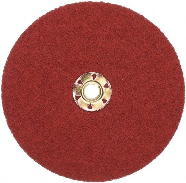 3M - 7" Diam 36 Grit Fiber Disc - Very Coarse Grade, Ceramic, 8,600 Max RPM, Series 987C - Eagle Tool & Supply