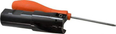 Kennametal - 1-1/2" Cut Diam, 18.03mm Max Depth of Cut, 1-1/4" Shank Diam, 115.06mm OAL, Indexable Square Shoulder End Mill - EC18.., EP18.. Inserts, Weldon Shank, 0° Lead Angle - Eagle Tool & Supply