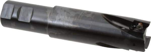 Kennametal - 1-1/2" Cut Diam, 18.03mm Max Depth of Cut, 1-1/4" Shank Diam, 165.86mm OAL, Indexable Square Shoulder End Mill - EC18.., EP18.. Inserts, Weldon Shank, 0° Lead Angle - Eagle Tool & Supply