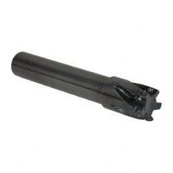 Kennametal - 1-1/2" Cut Diam, 14.48mm Max Depth of Cut, 1-1/4" Shank Diam, 203.2mm OAL, Indexable Square Shoulder End Mill - EC14.., EP14.. Inserts, Cylindrical Shank, 0° Lead Angle, Through Coolant - Eagle Tool & Supply