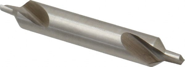 Interstate - #4 Plain Cut 82° Incl Angle Cobalt Combo Drill & Countersink - Eagle Tool & Supply