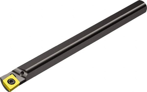 Sandvik Coromant - 23.6mm Min Bore Diam, 10" OAL, 3/4" Shank Diam, A-SCLC Indexable Boring Bar - CCMT 32.52 Insert, Screw Clamping Holding Method - Eagle Tool & Supply