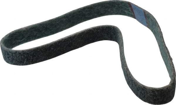 Brite Star - 1" Wide x 30" OAL, Aluminum Oxide Abrasive Belt - Aluminum Oxide, Very Fine, Nonwoven, Series SC-BS - Eagle Tool & Supply