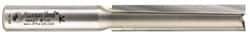 Amana Tool - 1/2" Diam, 1/2" Shank Diam, 2-1/2" Length of Cut, 2 Flute Straight Plunge Router Bit - 4-1/2" Overall Length, Carbide Tipped - Eagle Tool & Supply