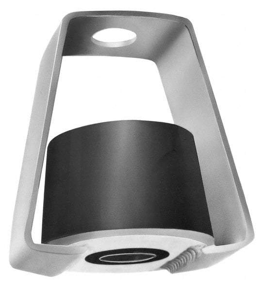Mason Ind. - 500 to 1,000 Lb Capacity, 0.2 to 0.4" Deflection, HDBS, Vibration Control Hanger - 3-1/4" Long x 4-1/4" Wide x 4-1/2" High x 3-1/4" Deep, 3/4" Max Rod Diam, 3" Lower Rod Penetration, Blue - Eagle Tool & Supply