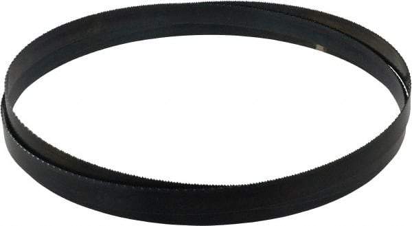 Disston - 14 TPI, 8' 11" Long x 3/4" Wide x 0.032" Thick, Welded Band Saw Blade - Carbon Steel, Toothed Edge, Raker Tooth Set, Hard Back, Contour Cutting - Eagle Tool & Supply