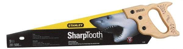 Stanley - 26" Steel Blade Handsaw - Wood Handle - Eagle Tool & Supply