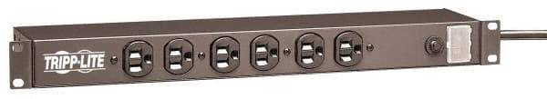 Tripp-Lite - 14 Outlets, 120 Volts, 15 Amps, 15' Cord, Power Outlet Strip - Rack Mount, 5-15P NEMA Configuration, 17-1/2" Strip, UL1449 3rd Edition - Eagle Tool & Supply