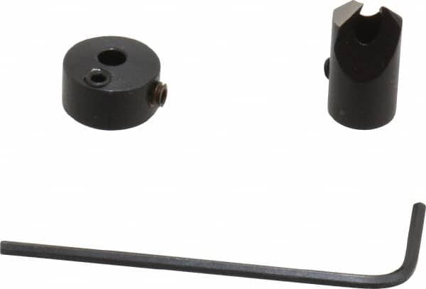 Vernon - 5/16" Cutter Diam, 1/8" Drill Compatibility, 1/4" Collar Thickness, Adjustable Depth Drill Countersink - Eagle Tool & Supply