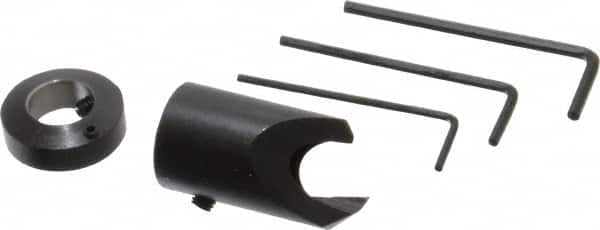 Vernon - 13/16" Cutter Diam, 1/2" Drill Compatibility, 5/16" Collar Thickness, Adjustable Depth Drill Countersink - Eagle Tool & Supply