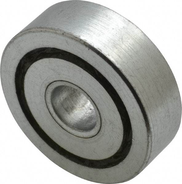 Value Collection - 1/2" Bore Diam, 1-3/4" OD, Open Unground Full Complement Radial Ball Bearing - 9/16" Wide, 1 Row, Round Bore, 1,187 Lb Dynamic Capacity - Eagle Tool & Supply