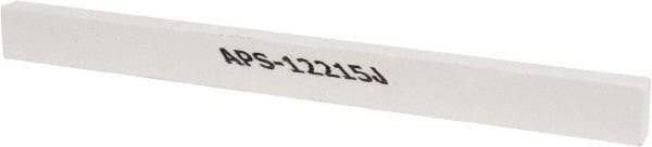 Norton - 900 Grit Aluminum Oxide Rectangular Polishing Stone - Super Fine Grade, 1/2" Wide x 6" Long x 1/4" Thick - Eagle Tool & Supply