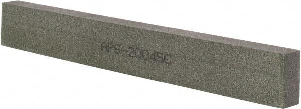 Norton - 120 Grit Aluminum Oxide Rectangular Polishing Stone - Fine Grade, 1" Wide x 8" Long x 1/2" Thick - Eagle Tool & Supply