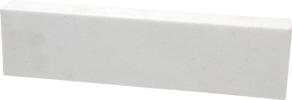 Norton - 120 Grit Aluminum Oxide Rectangular Polishing Stone - Fine Grade, 2" Wide x 8" Long x 1" Thick - Eagle Tool & Supply