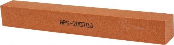 Norton - 150 Grit Aluminum Oxide Square Polishing Stone - Very Fine Grade, 1" Wide x 8" Long x 1" Thick - Eagle Tool & Supply