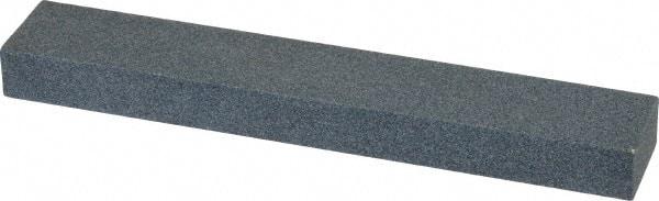 Made in USA - 120 Grit Aluminum Oxide Rectangular Polishing Stone - Fine Grade, 1" Wide x 6" Long x 1/2" Thick - Eagle Tool & Supply