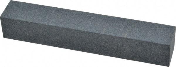 Made in USA - 120 Grit Aluminum Oxide Square Polishing Stone - Fine Grade, 1" Wide x 6" Long x 1" Thick - Eagle Tool & Supply