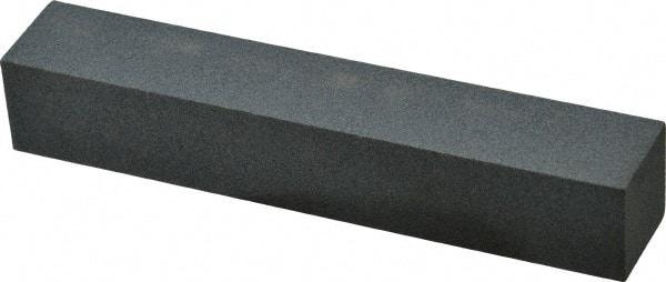 Made in USA - 220 Grit Aluminum Oxide Square Polishing Stone - Very Fine Grade, 1" Wide x 6" Long x 1" Thick - Eagle Tool & Supply