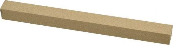 Made in USA - 400 Grit Aluminum Oxide Square Polishing Stone - Super Fine Grade, 1/2" Wide x 6" Long x 1/2" Thick - Eagle Tool & Supply