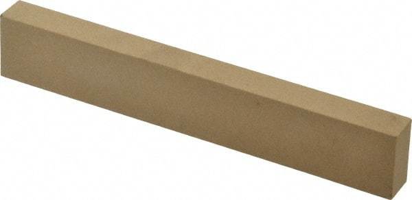 Made in USA - 400 Grit Aluminum Oxide Rectangular Polishing Stone - Super Fine Grade, 1" Wide x 6" Long x 1/2" Thick - Eagle Tool & Supply