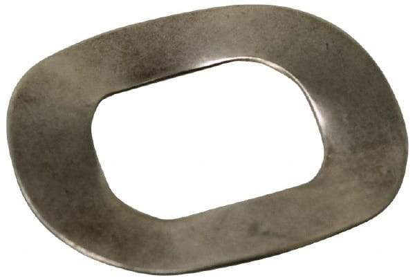 Value Collection - M16 Screw, 17mm ID x 30mm OD, Grade 18-8 Stainless Steel Wave Disc Spring - 1.6mm Thick, 7mm Overall Height - Eagle Tool & Supply