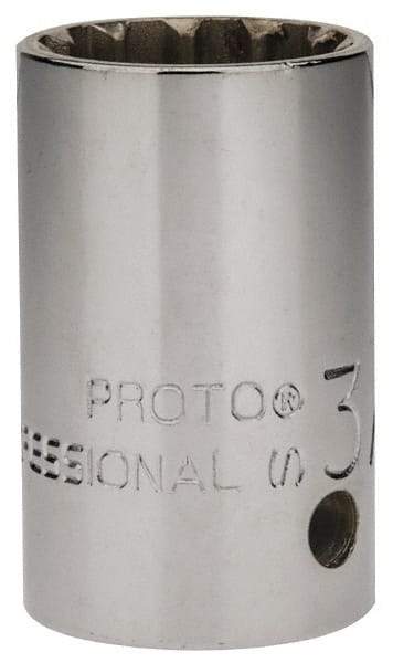 Proto - 1/2" Drive, 3/4" Socket, Spline Socket - 12 Points, 1-9/16" OAL - Eagle Tool & Supply