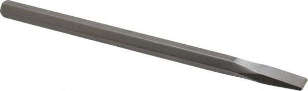 Blackhawk by Proto - 12" OAL x 3/4" Blade Width Cold Chisel - 3/4" Tip, 5/8" Stock, Alloy Steel Handle - Eagle Tool & Supply
