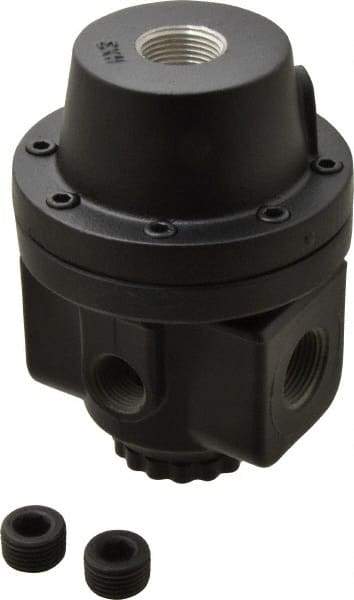 Norgren - 3/4 NPT Port, 300 CFM, Zinc/Aluminum Air Pilot Operated Regulator - 10 to 400 psi Range, 400 Max psi Supply Pressure, 4.16" Wide x 5.97" High - Eagle Tool & Supply