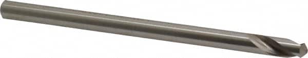 Interstate - 1/4" Body Diam, 120°, 4" OAL, High Speed Steel Spotting Drill - Eagle Tool & Supply