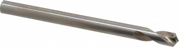 Interstate - 3/8" Body Diam, 120°, 5" OAL, High Speed Steel Spotting Drill - Eagle Tool & Supply