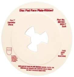 3M - Abrasive Disc Face Plate - 8,500 RPM - Eagle Tool & Supply