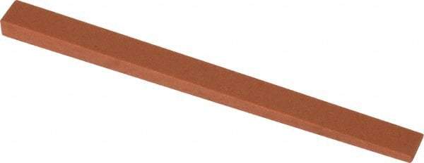 Norton - 4" Long x 5/16" Wide x 5/16" Thick, Aluminum Oxide Sharpening Stone - Taper, Fine Grade - Eagle Tool & Supply