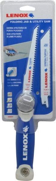 Lenox - 6" Bi-Metal Blade Folding Saw - Aluminum Handle - Eagle Tool & Supply