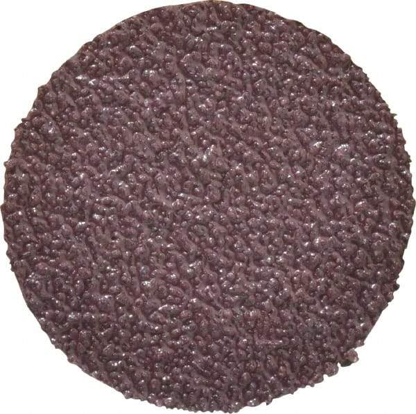 3M - 1/2" Diam, 120 Grit Aluminum Oxide Adhesive PSA Disc - Fine Grade, X Weighted Cloth Backing, For Bench Top Motors, Random Orbital Sanders - Eagle Tool & Supply
