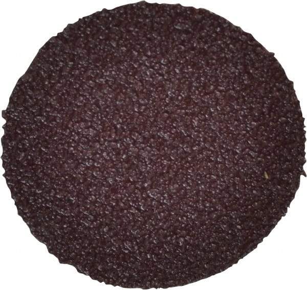 3M - 1" Diam, 80 Grit Aluminum Oxide Adhesive PSA Disc - Medium Grade, X Weighted Cloth Backing, For Bench Top Motors, Random Orbital Sanders - Eagle Tool & Supply