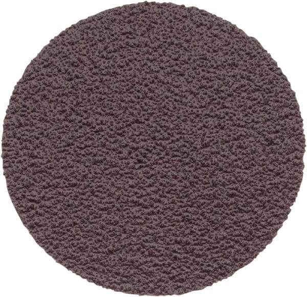 3M - 1" Diam, 120 Grit Aluminum Oxide Adhesive PSA Disc - Fine Grade, X Weighted Cloth Backing, For Bench Top Motors, Random Orbital Sanders - Eagle Tool & Supply