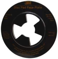 3M - 4-1/2" Max Diam, Abrasive Disc Face Plate - 5/8-11, 12,000 RPM - Eagle Tool & Supply