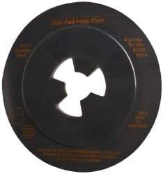 3M - 7" Max Diam, Abrasive Disc Face Plate - 5/8-11, 7,000 RPM - Eagle Tool & Supply