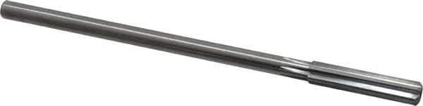 Interstate - 0.38" High Speed Steel 6 Flute Chucking Reamer - Straight Flute, 0.3105" Straight Shank - Eagle Tool & Supply
