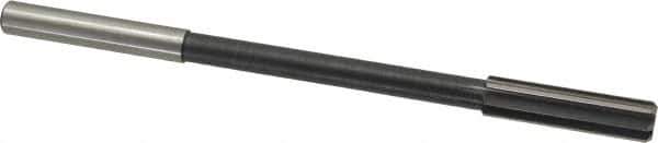 Interstate - 0.457" High Speed Steel 8 Flute Chucking Reamer - Straight Flute, 0.373" Straight Shank - Eagle Tool & Supply