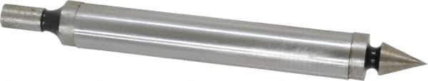 TESA Brown & Sharpe - 0.2" Head Diam, 3/8" Shank, Double End, Mechanical Edge Finder - Accurate to 0.0005", Conical and Cylindrical Contact - Eagle Tool & Supply