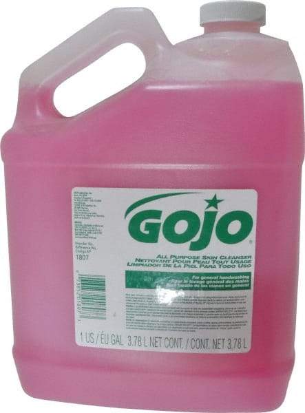 GOJO - 1 Gal Bottle Liquid Hand Cleaner - Pink - Eagle Tool & Supply