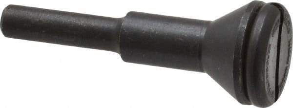 Value Collection - 3/8" Hole, Screw Lock Wheel & Disc Mandrel - 2" OAL, 1/4" Max Wheel Width, 1/4" Shank Diam - Eagle Tool & Supply