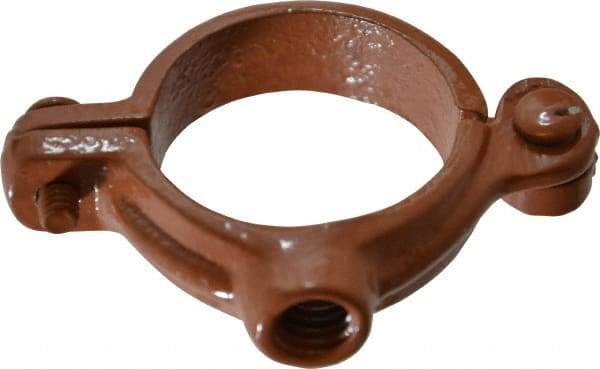 Empire - 1-1/4" Pipe, 3/8" Rod, Malleable Iron Split Ring Hanger - Epoxy Coated - Eagle Tool & Supply