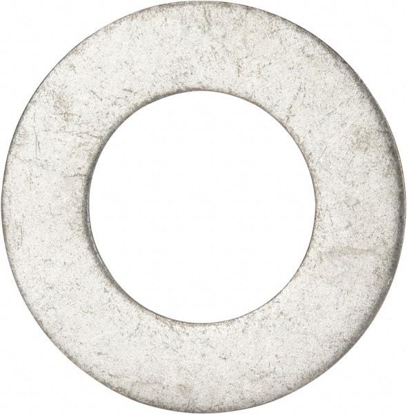 Value Collection - 1-3/4" Screw, Grade 2 Steel SAE Flat Washer - 1-7/8" ID x 3-3/8" OD, 0.201" Thick, Zinc-Plated Finish - Eagle Tool & Supply